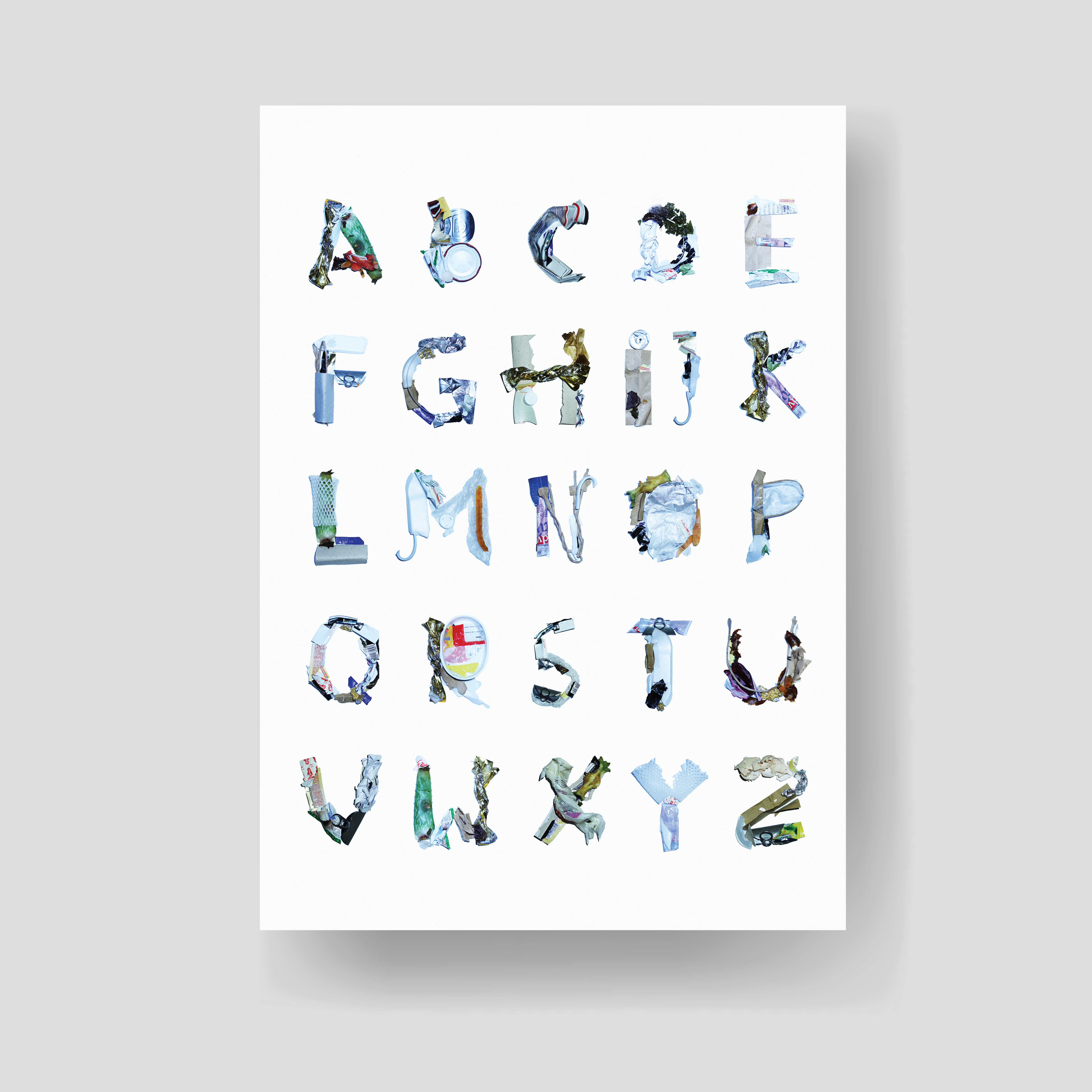 Trash Talk Alphabet Poster